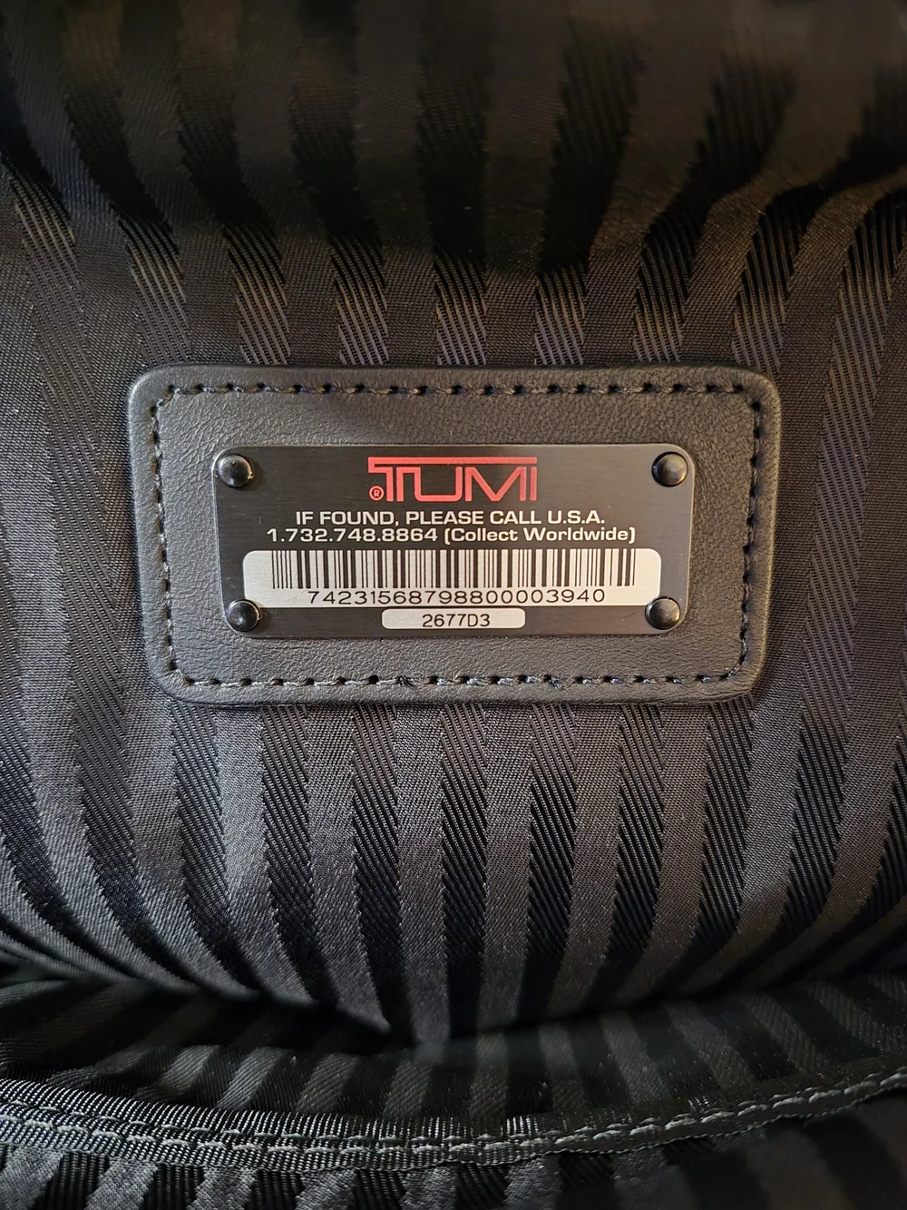NWT TUMI Expandable Soft Carry-On With Suiter Black - 22×14×9